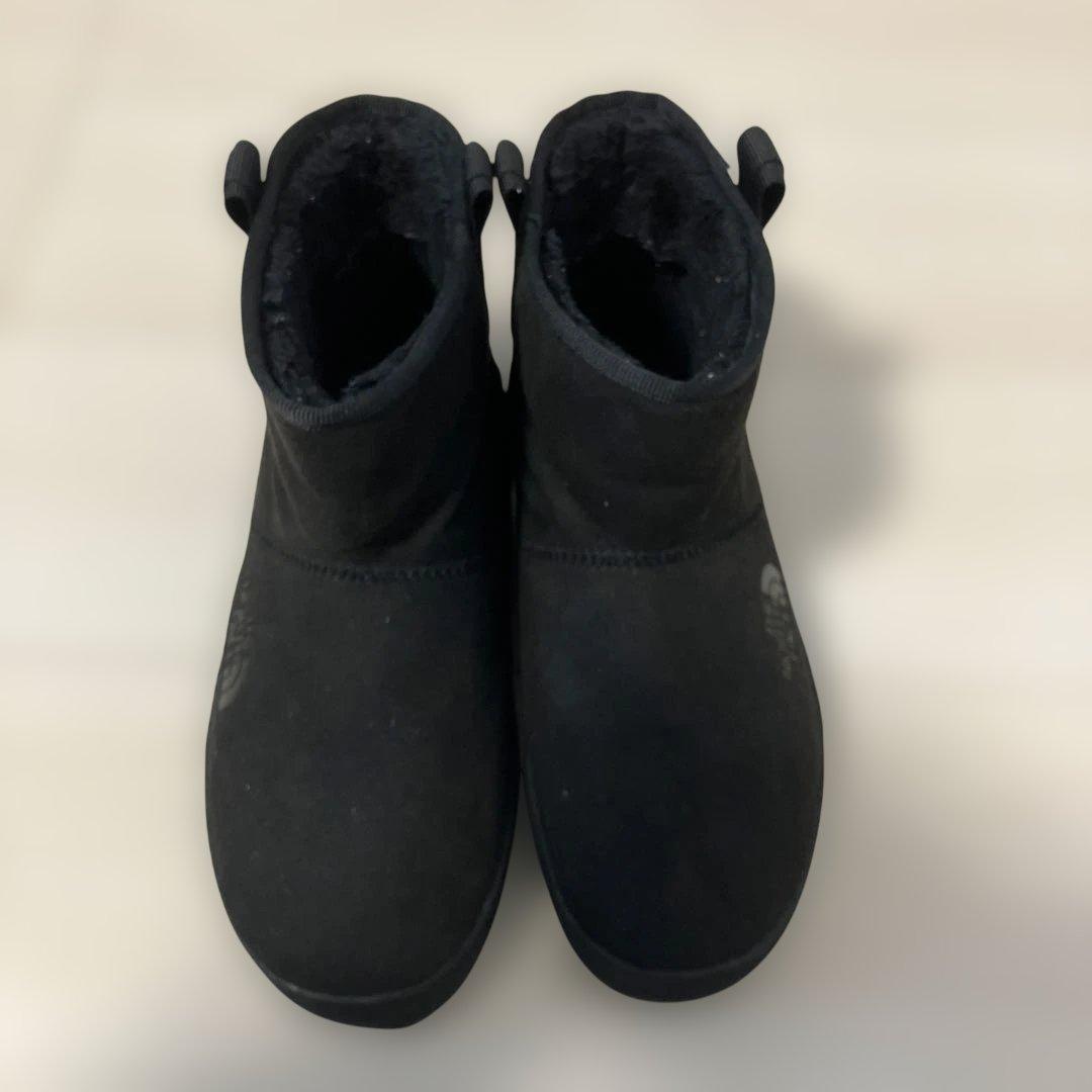 【美品】ノースフェイス ウィンターキャンプショート 25cm 防水 スエード 黒