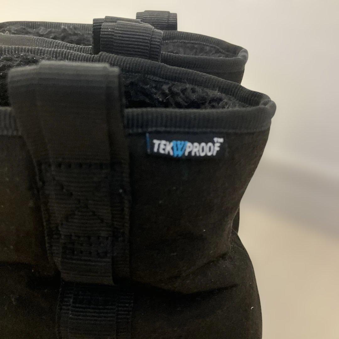 【美品】ノースフェイス ウィンターキャンプショート 25cm 防水 スエード 黒