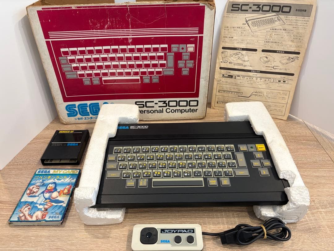 セガ・エンタープライゼス ゲームパソコン SC-3000 ソフト付き
