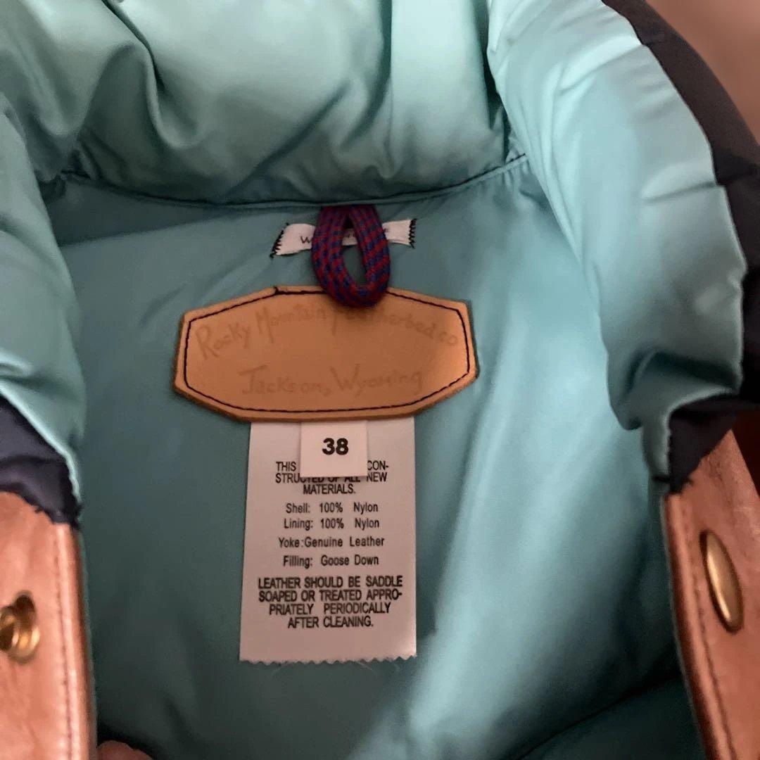 ☆*o様 ​ウエアハウス ロッキーマウンテン　 ダウンベスト 38 レアなサンプ