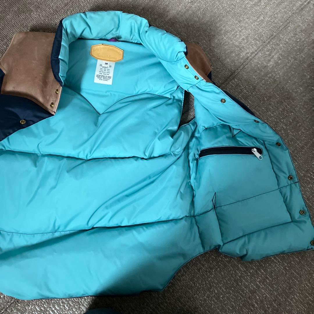 ☆*o様 ​ウエアハウス ロッキーマウンテン　 ダウンベスト 38 レアなサンプ