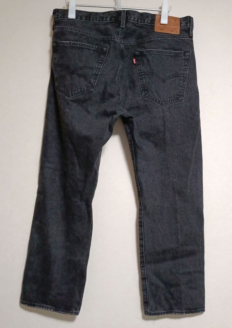 501　ブラックデニムパンツ　別注　セルビッチ　エディフィス