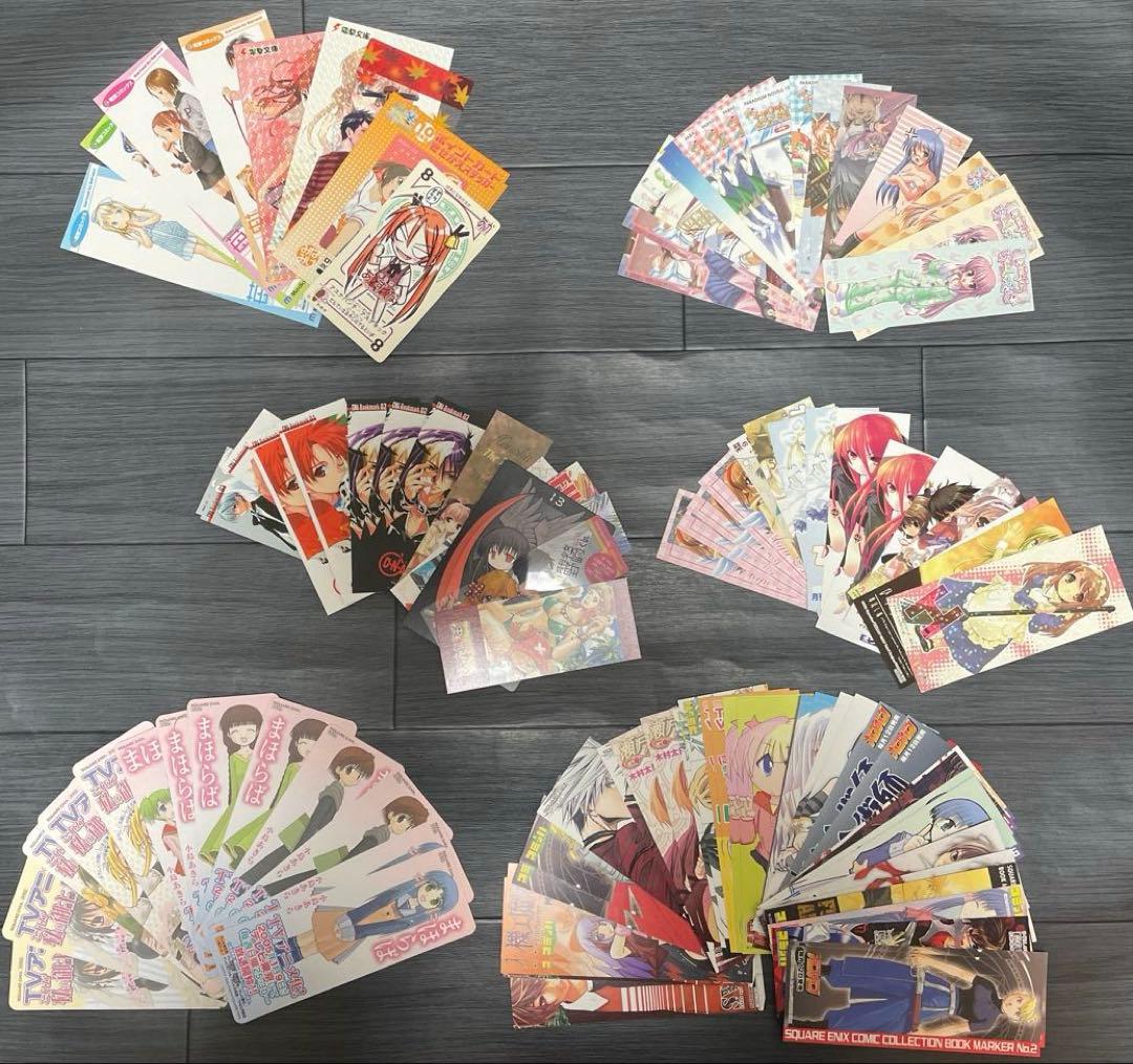 アニメ・マンガ　しおり117枚セット