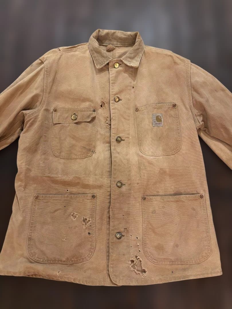 【ボロ】【旧タグ】SIZE 40 Carhartt（カーハート）カバーオール