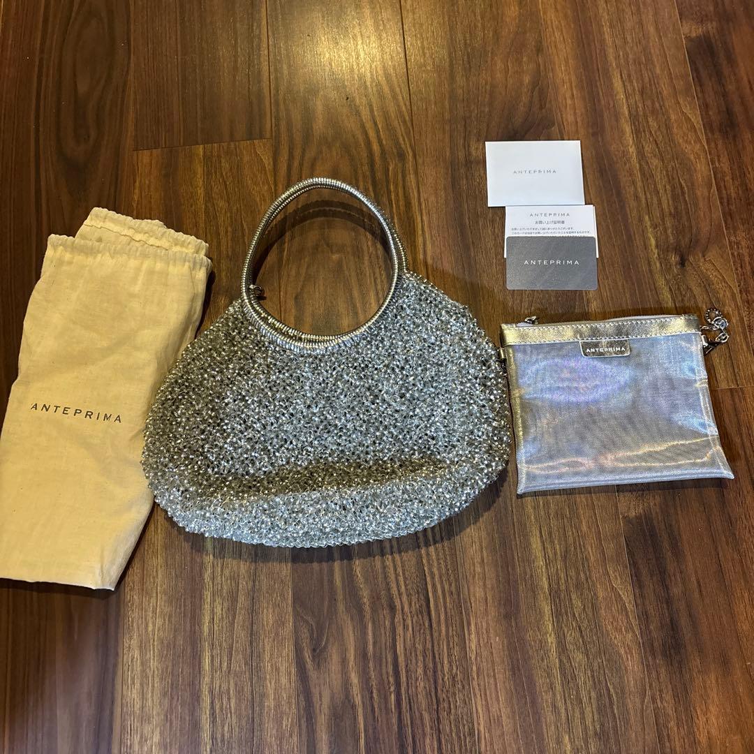 ANTEPRIMA シルバー パーティーバッグ