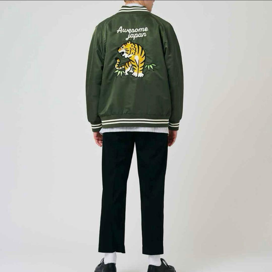 新品未使用graniph Awesome Japan スカジャンオリーブグリーン