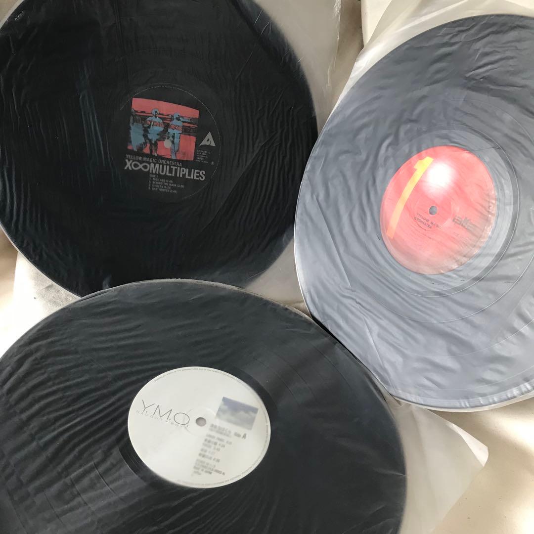 送料込み YMO レコード 3枚組 ジャケット無