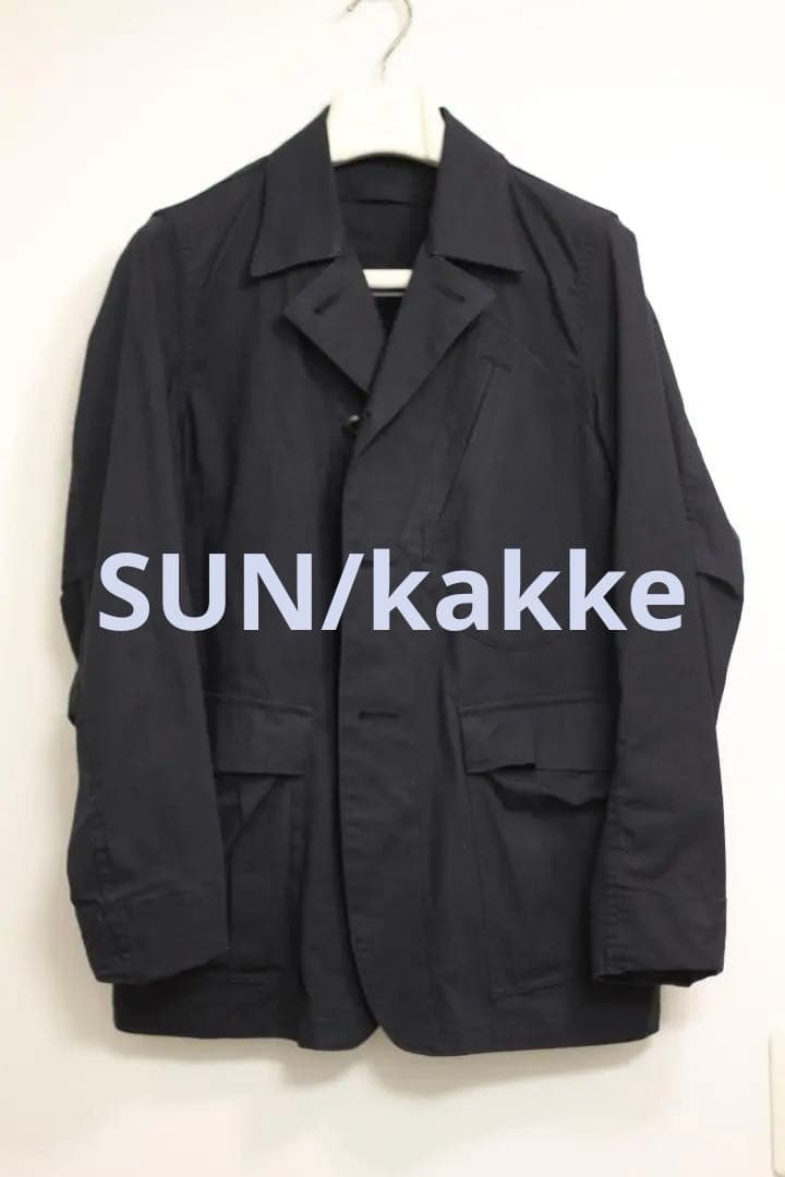 【良品/レア】SUN/kakke ファー付 ミリタリー ジャケット RIP S
