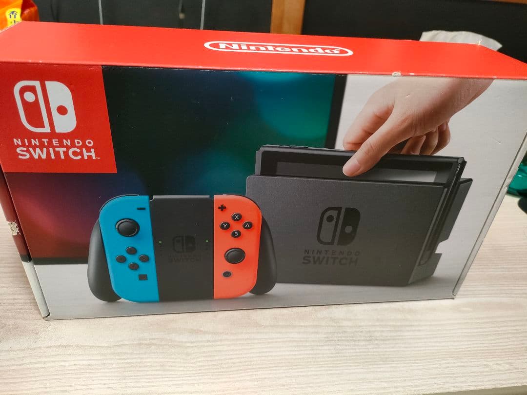 F*u様 Nintendo Switch 本体 ネオンブルー Joy-Con