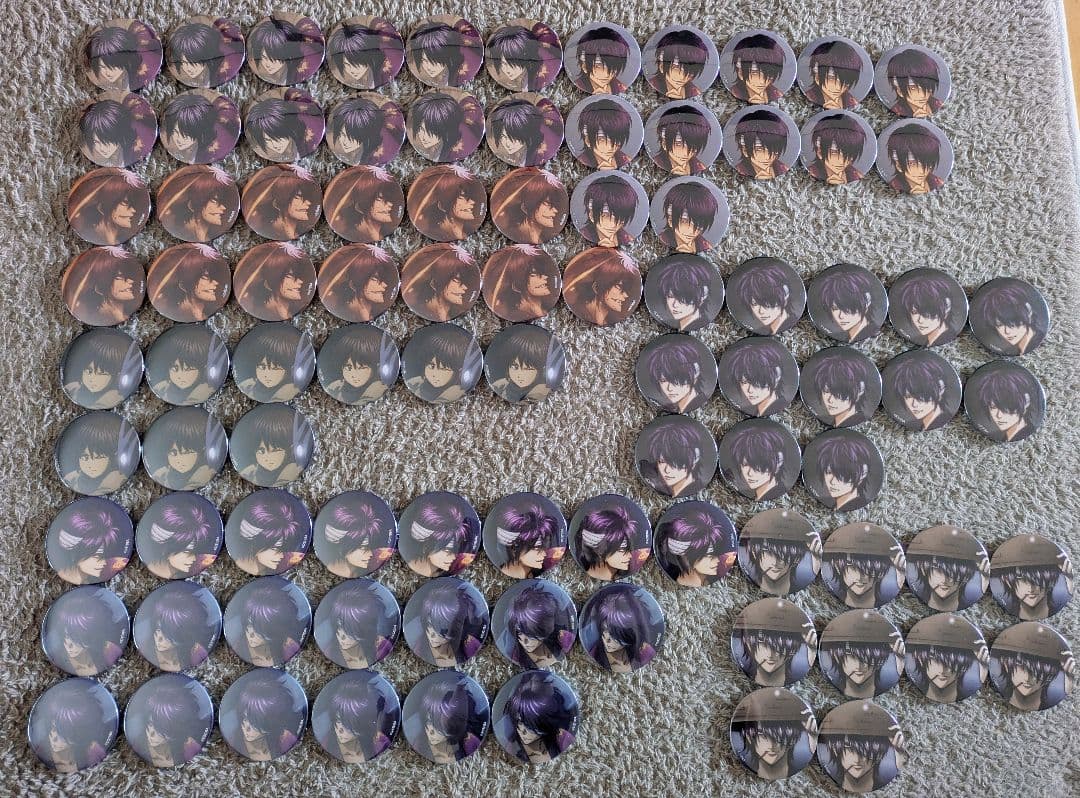 高杉晋助缶バッジまとめ売り×90