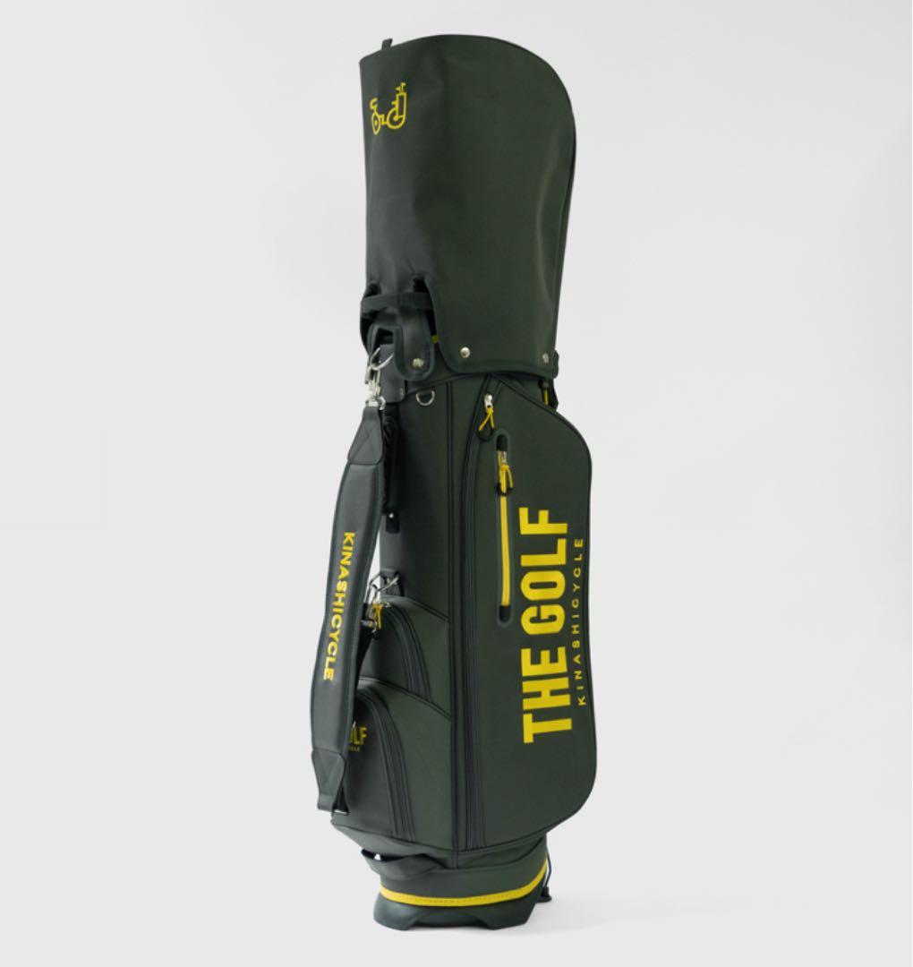 【新品未使用・希少】キャディバッグ(THE GOLF) 木梨サイクル　カーキ