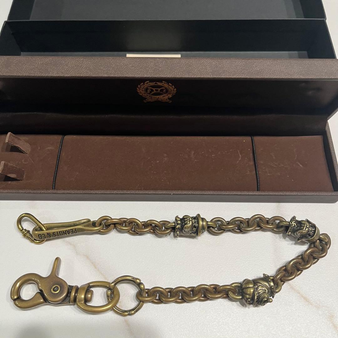 【Peanuts&Co】BULL WALLET CHAIN BRASS チェーン