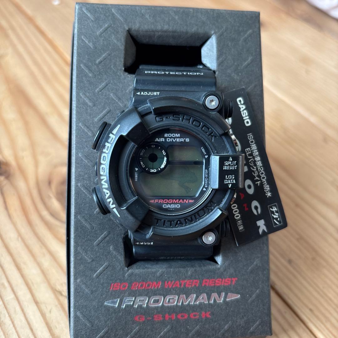 ☆フロッグマンG-SHOCK MAN IN ブラックFROG MAN