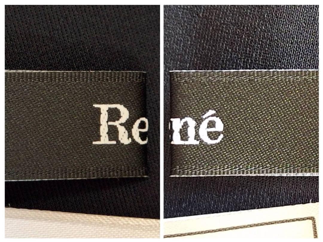 美品✨2025年 Rene ルネ 白襟ブラウス ペプラム チュニック ブラック