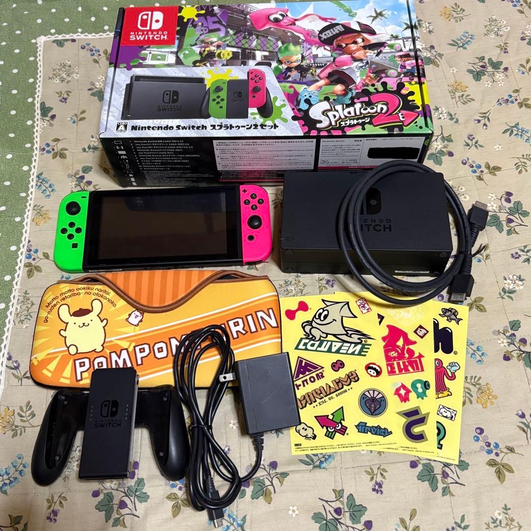Switch 本体 スプラトゥーン2セット仕様 ジャンク品