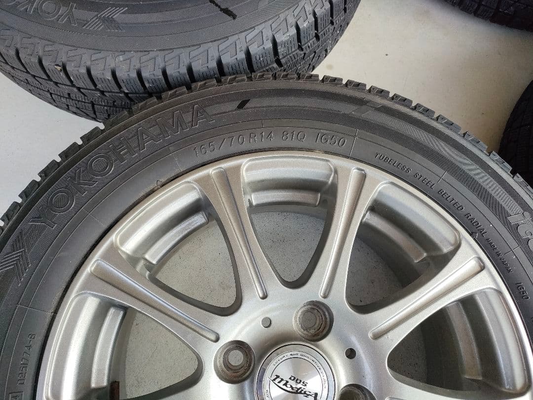 スタッドレス・ホイール4本セットiceGUARD iG50　165/70R14