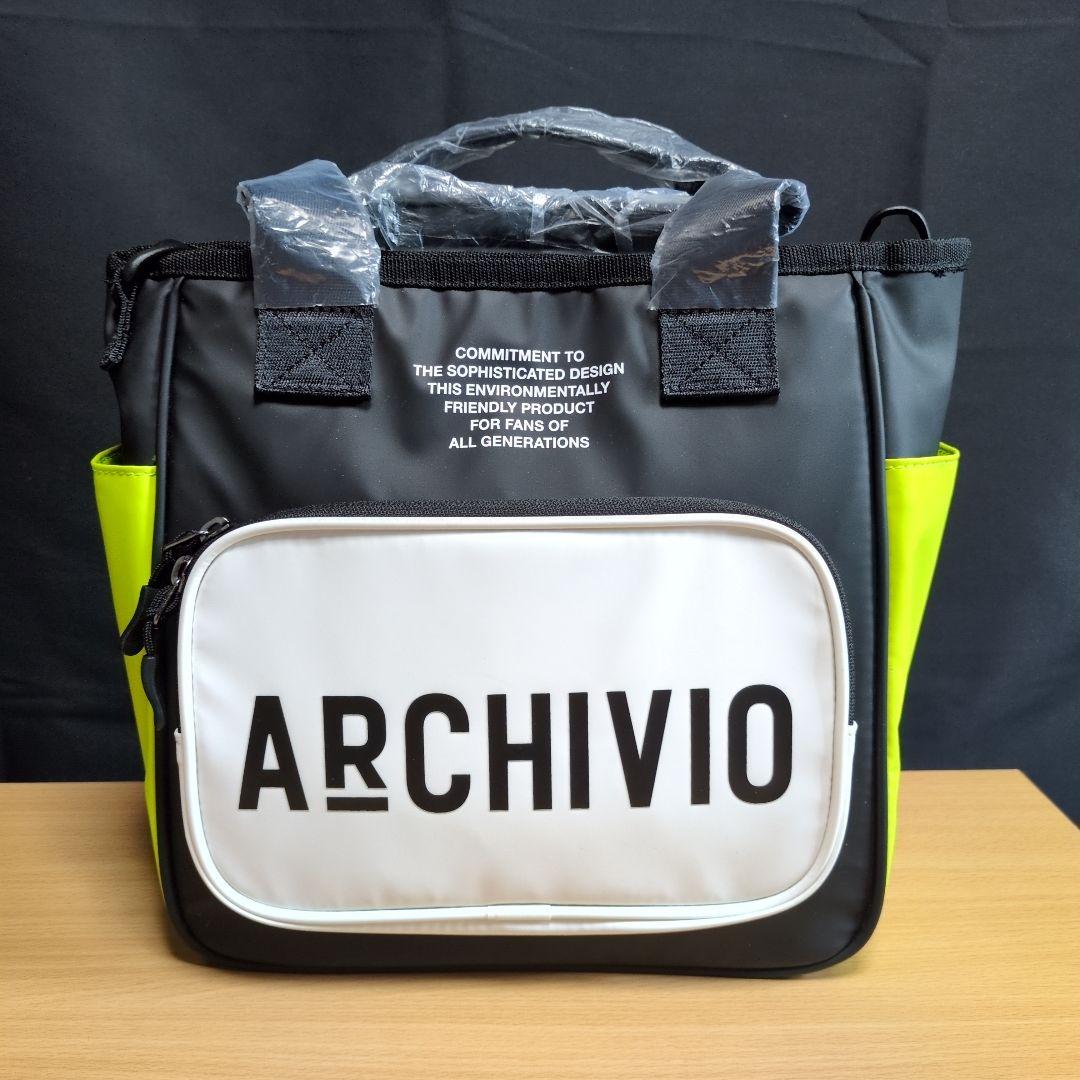 ARCHIVIO アルチビオ カートバッグ トートバッグ ブラックネオンカラー