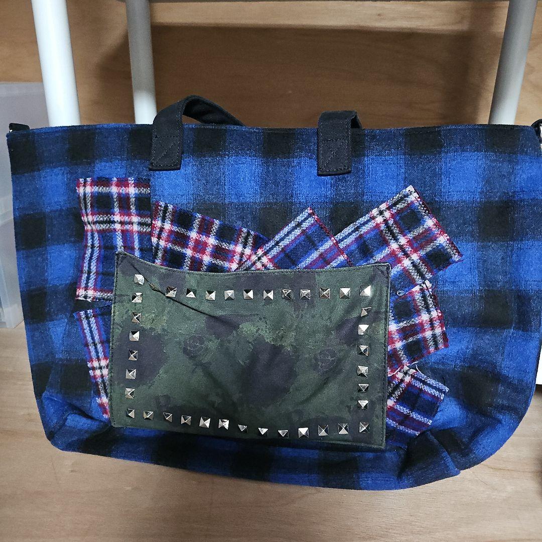 バ*ュ様 ROY reflect overjoy チェックトートバッグ