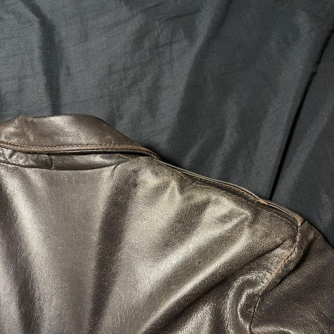 '*'様 Schott フライトジャケット A-2 ブラウン 38サイズ ビンテ