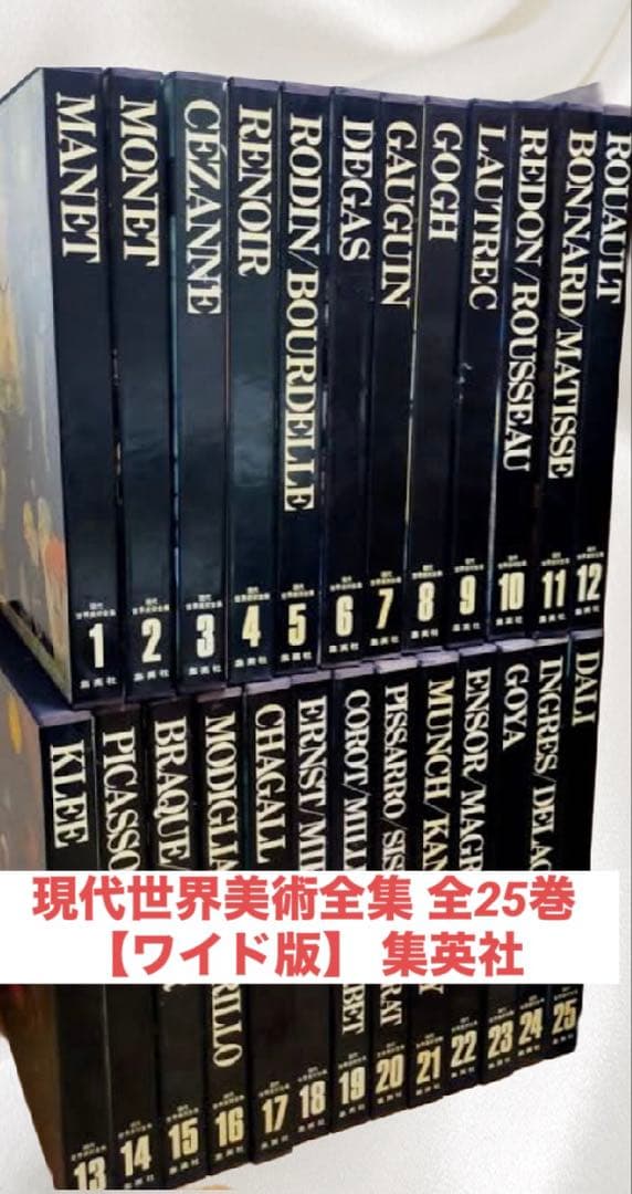 現代世界美術全集 全25巻 【ワイド版】 集英社
