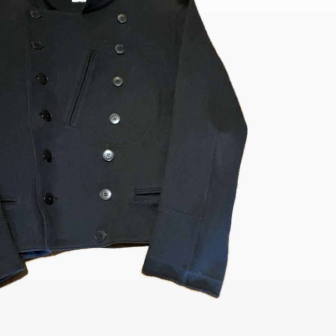 agnes b ナポレオンジャケット　pコート　ダークウェア