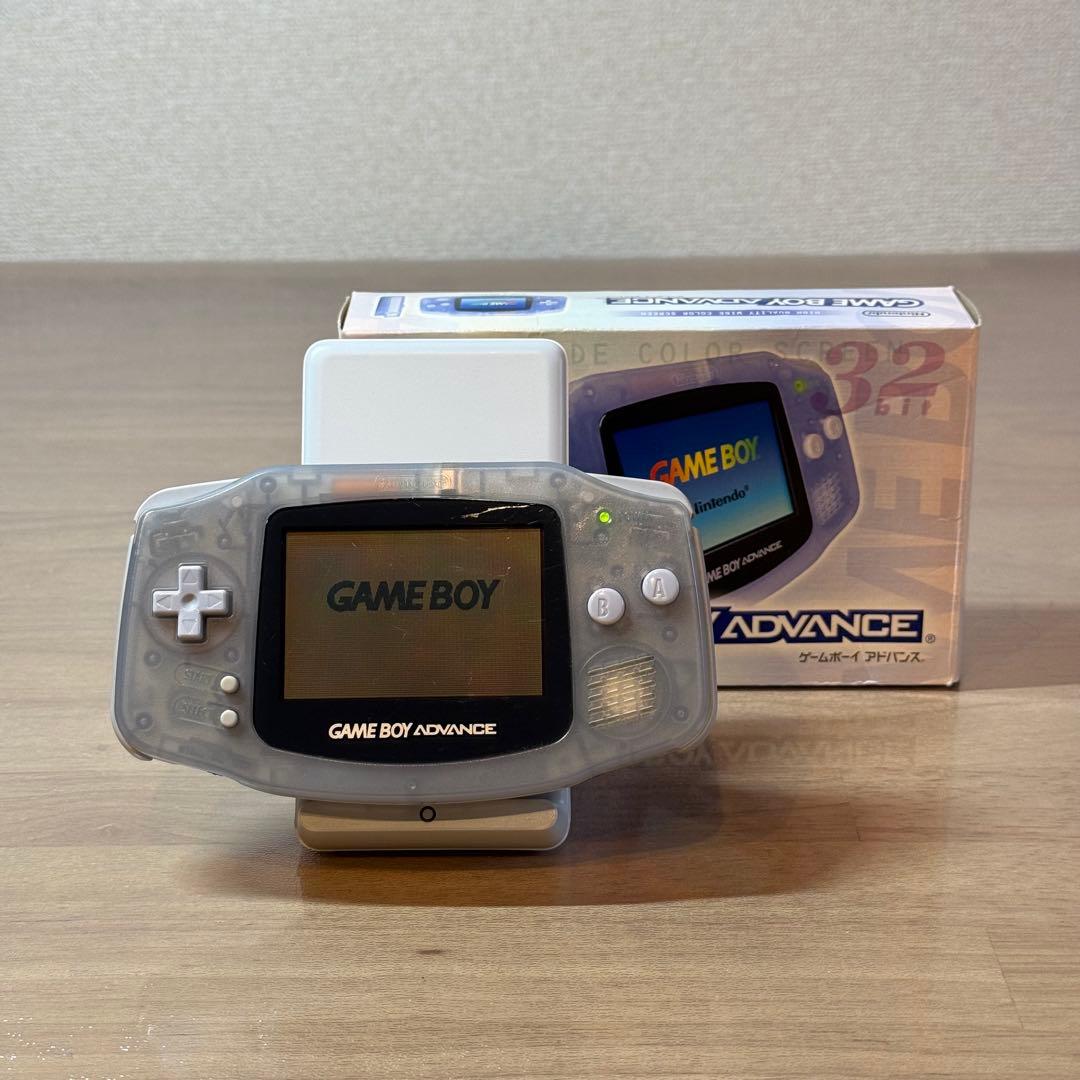 4-173 ゲームボーイアドバンス ミルキーブルー 箱付き
