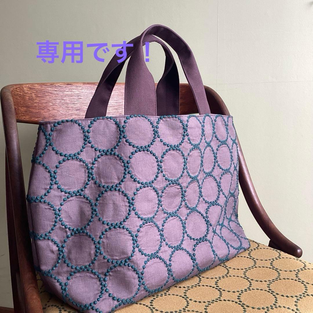SACHI☺︎＊です！ミナペルホネンタンバリントートバッグハンドメイド