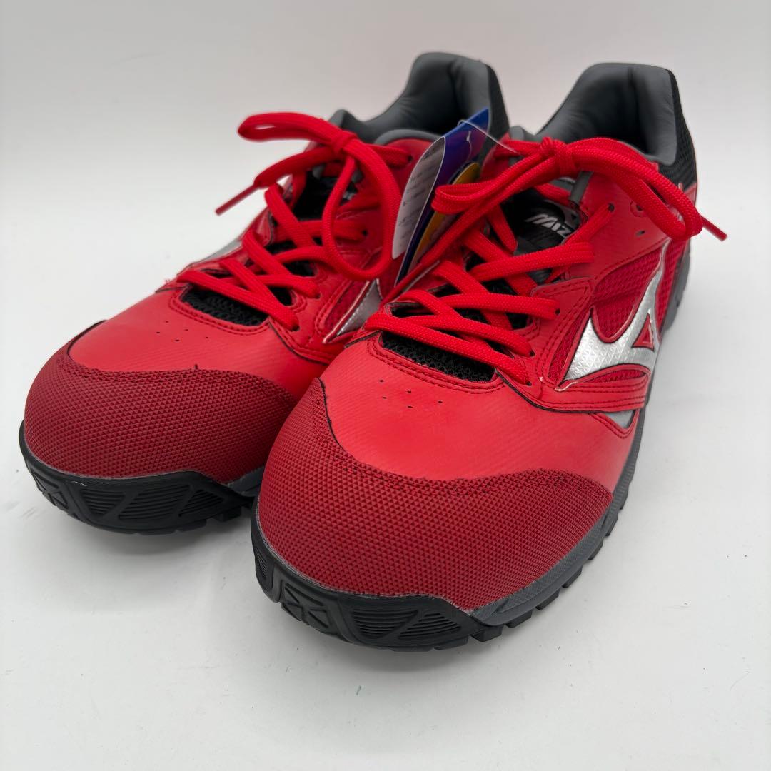 【新品】ミズノ　【26.5cm 3E】　安全靴　オールマイティLS レッド