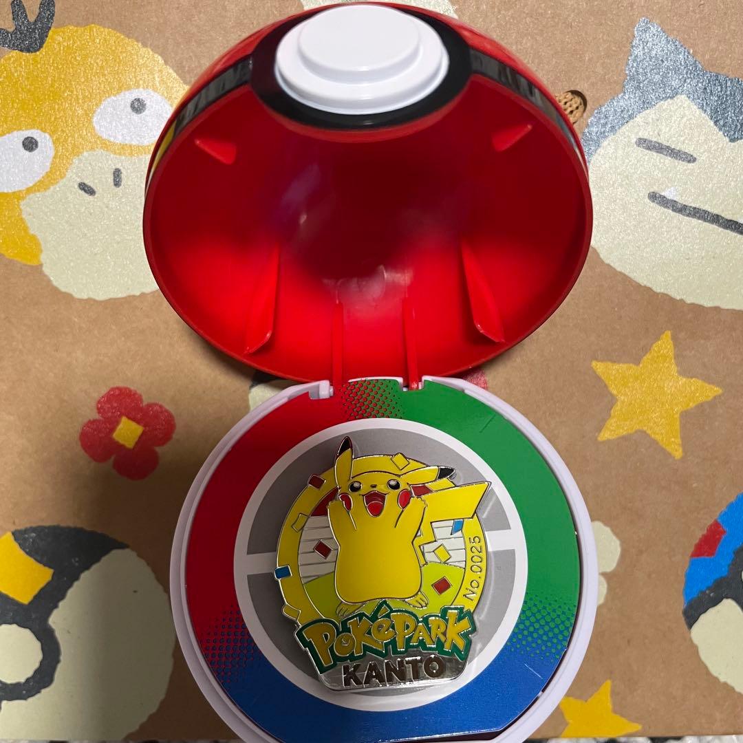 ポケパーク カントー ピカチュウ ピンバッジ No.0025