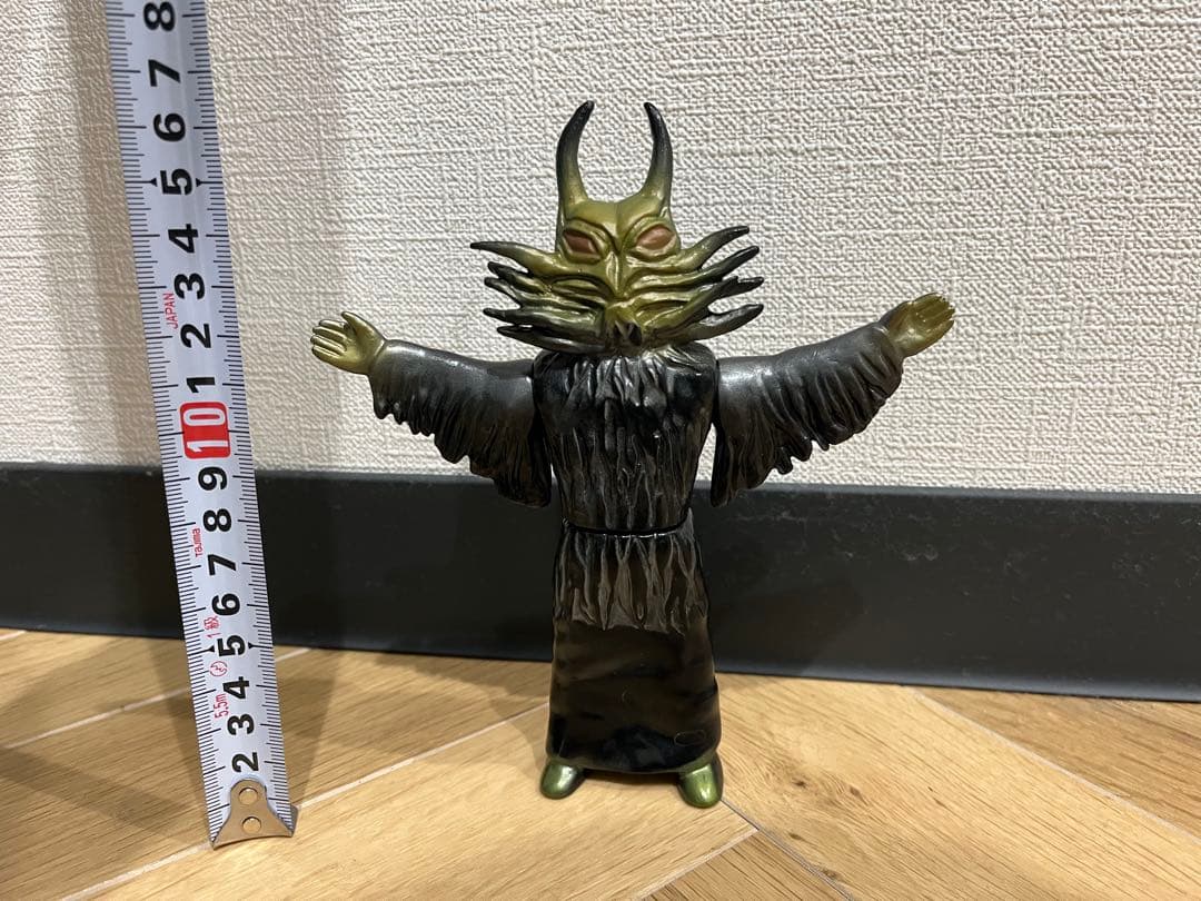 当時物 ポピー 大魔人ドルゲ ソフビ 超人バロム1 黒成型 マルサン ブルマァク