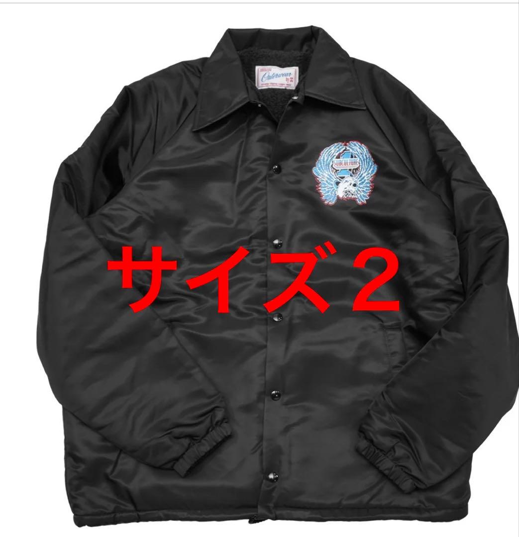 【SC Subculture】COACHES JACKET BLACK サイズ２