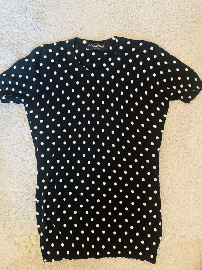 Dolce & Gabbana ドット柄Tシャツ