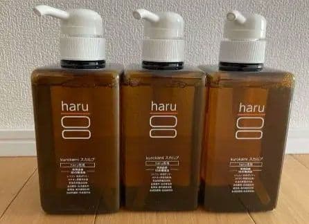 haru kurokami スカルプシャンプー　400ml×3個