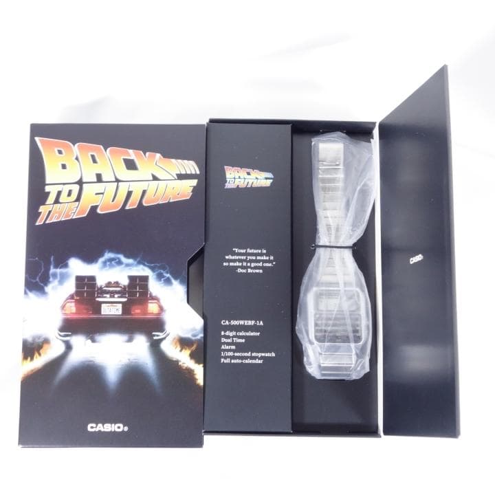 CASIO バックトゥザフューチャー CA-500WEBF-1AJR 新品