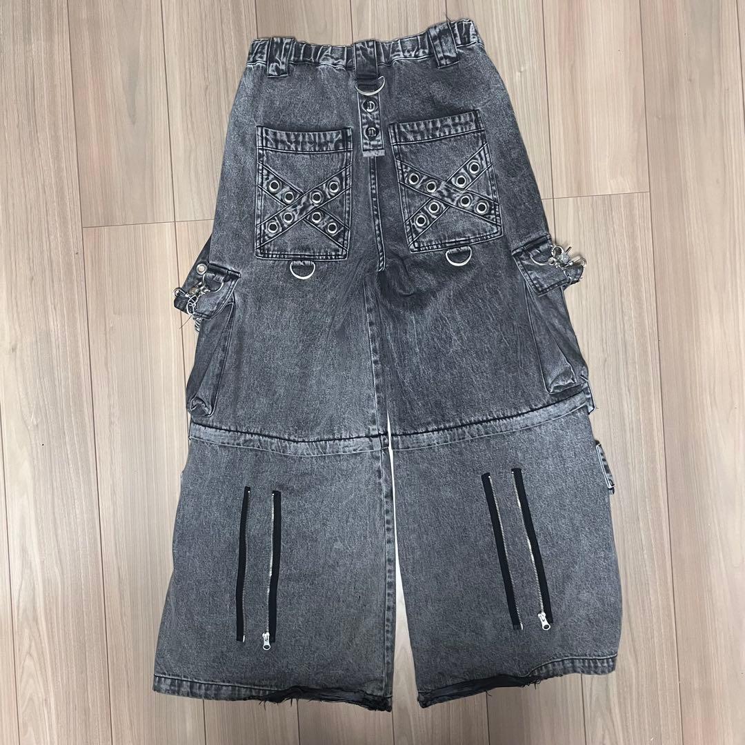 REFLEM レフレム 2way ワイドデニムカーゴパンツ