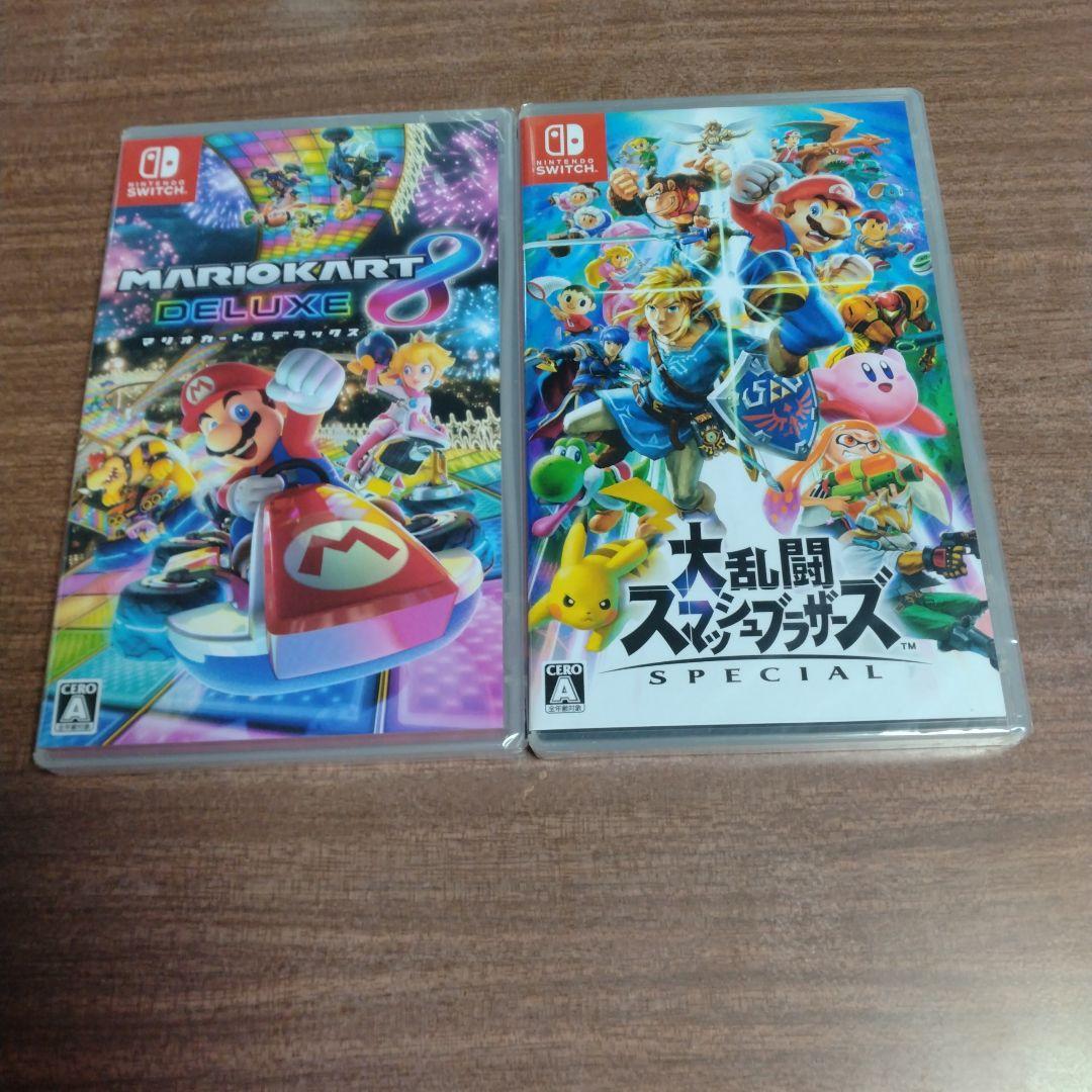 さ*⭐様 新品マリオカート8 デラックス & 大乱闘スマッシュブラザーズ SPE