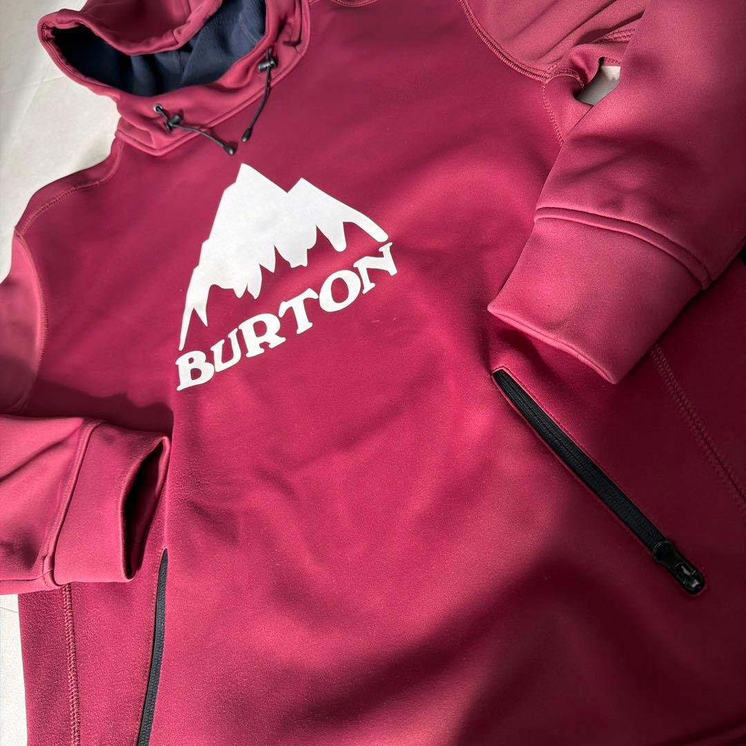 BURTON ワインレッド フード付き columbia セットアップ