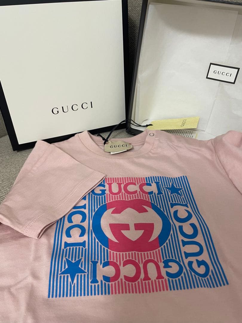 【新品未使用】GUCCIベビーTシャツ