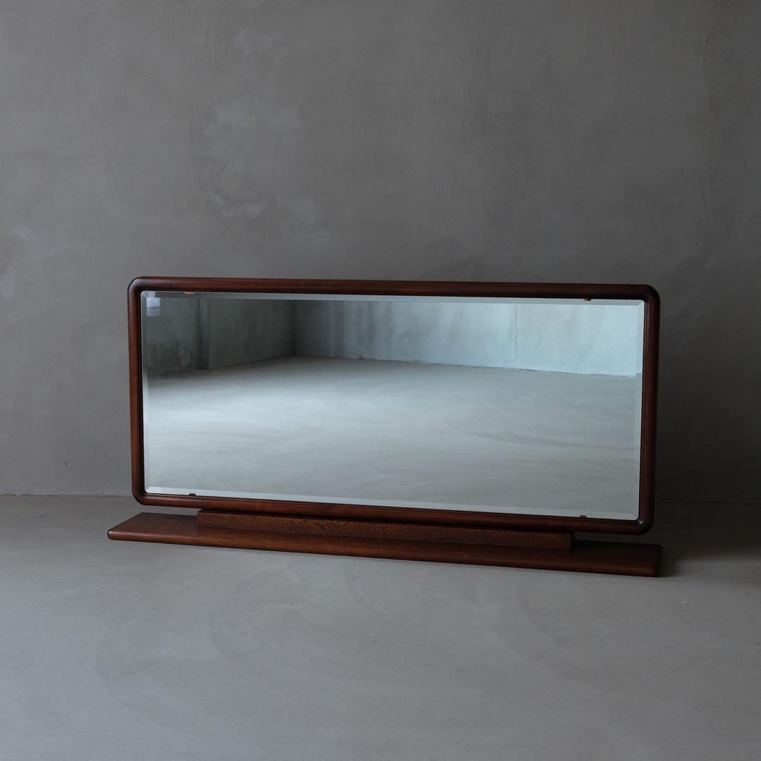卓上鏡 130×62㎝　ミラー 鏡台 ドレッサー 化粧台 レトロ ヴィンテージ
