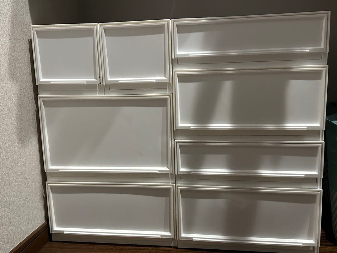 NITORI マルチ収納　収納ボックス　引き出し ホワイト クローゼット収納