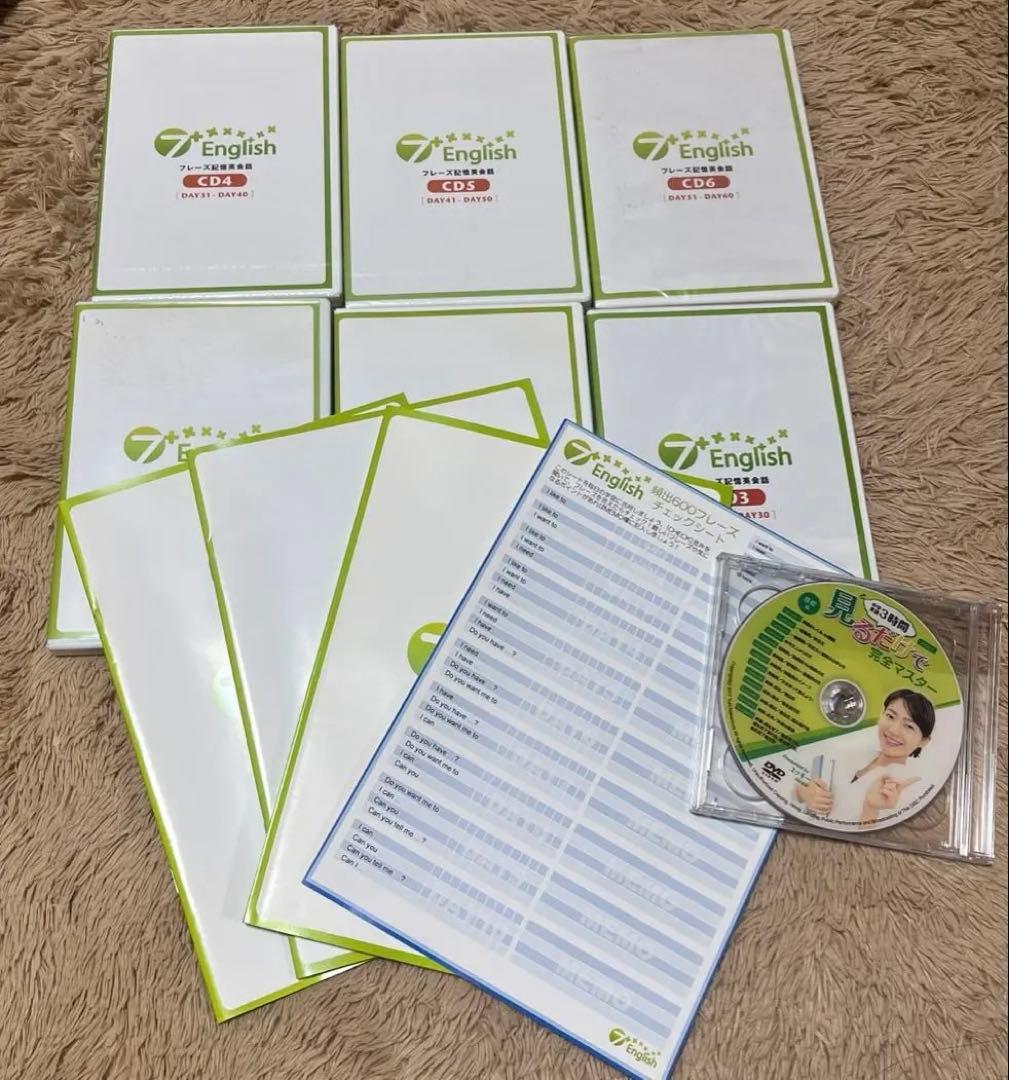 七田チャイルド　 セブンプラス・イングリッシュ ボックスセット