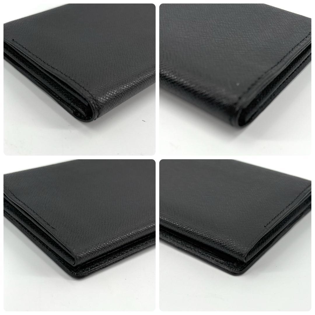 未使用級 BURBERRY バーバリー カードケース 名刺入れ ブラック レザー