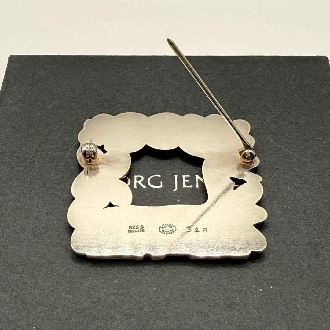 希少 ジョージジェンセン 318 ブローチ 鹿とリス ヴィンテージ