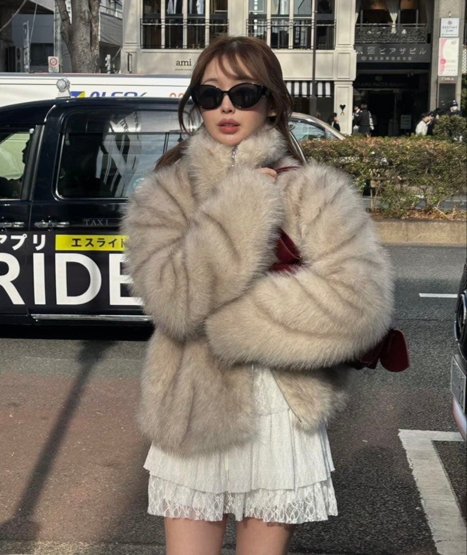 RAY CASSIN ダブルジップファーブルゾン