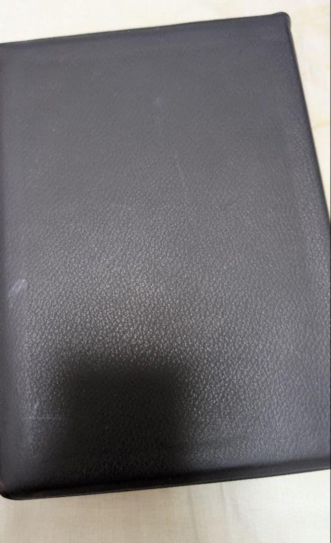 文語訳聖書 三方金の大型革装聖書