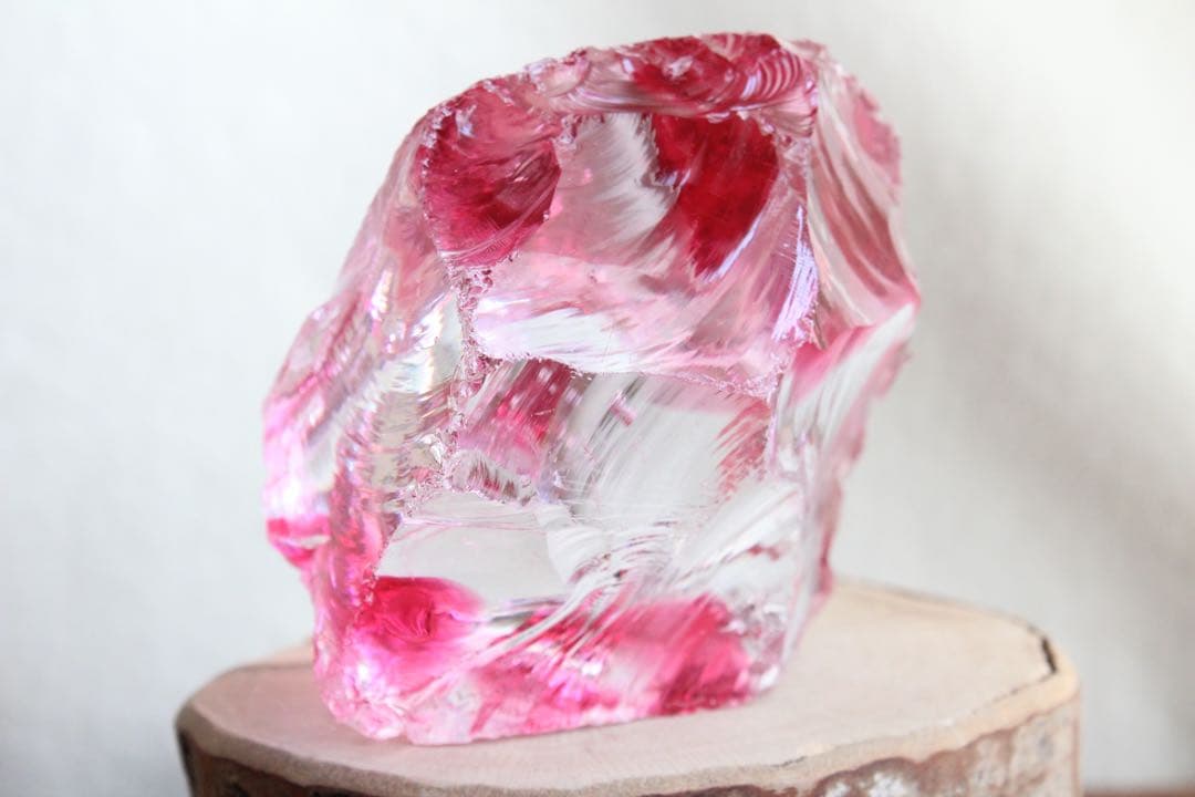 インドネシア産アンダラクリスタル　マルチカラー（ピンク・クリア）