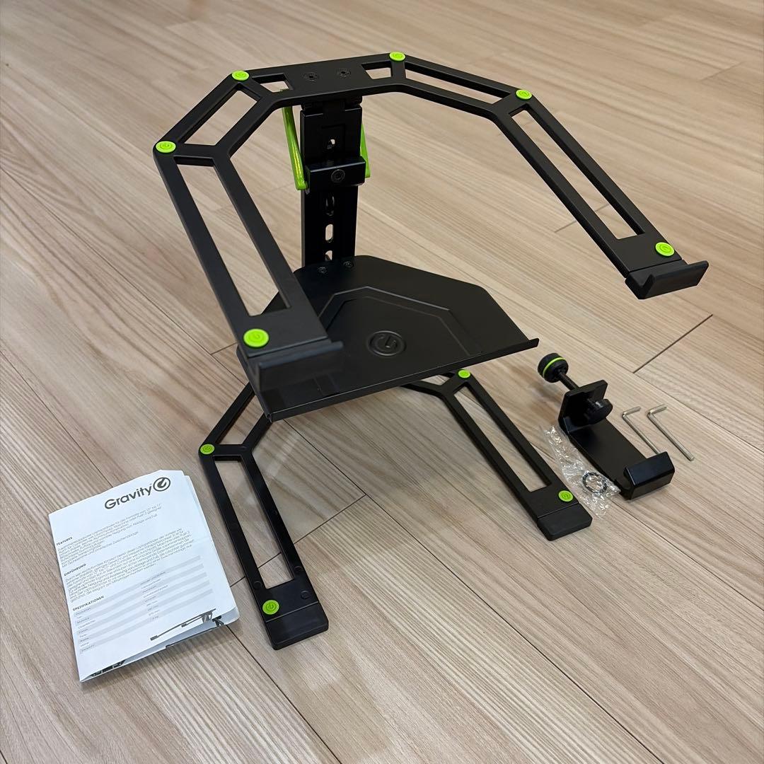 Gravity GLTS01BラップトップPC&コントローラースタンドグラビティ
