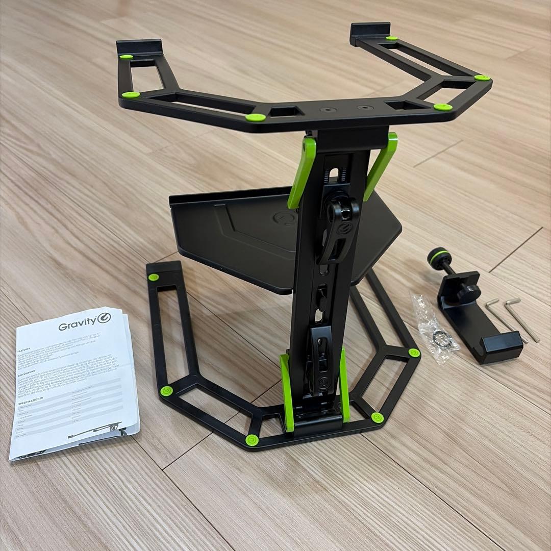 Gravity GLTS01BラップトップPC&コントローラースタンドグラビティ