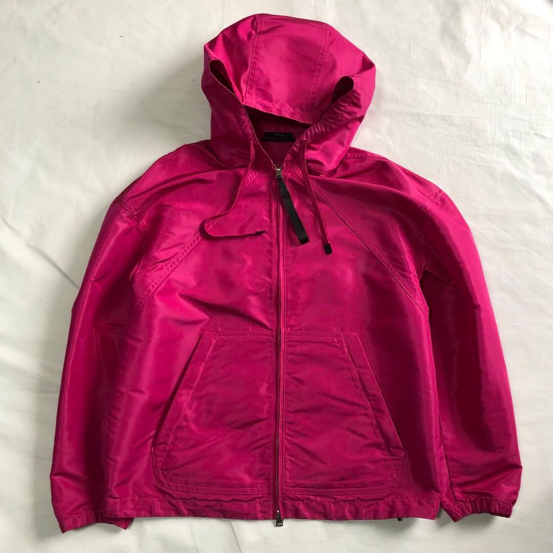 TOMFORD トムフォード ダブルジップ ナイロンジャケット ピンク