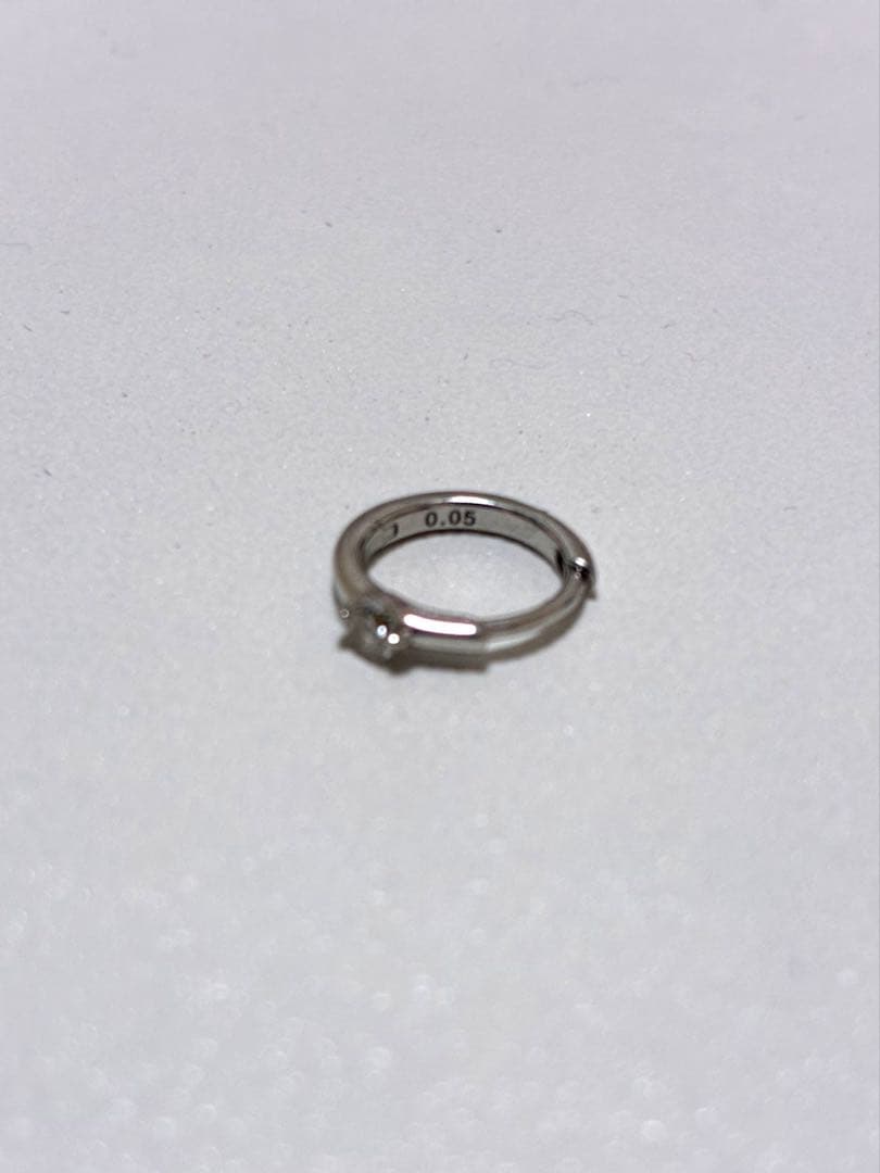 STAR JEWELRY クリックフープピアスK10ホワイトゴールド(片耳用)